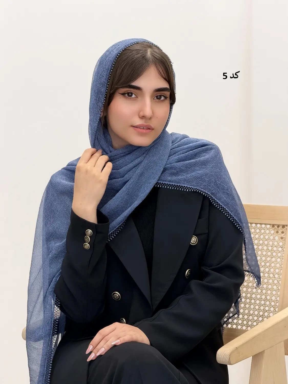 4611-شال ابریشم تی تی